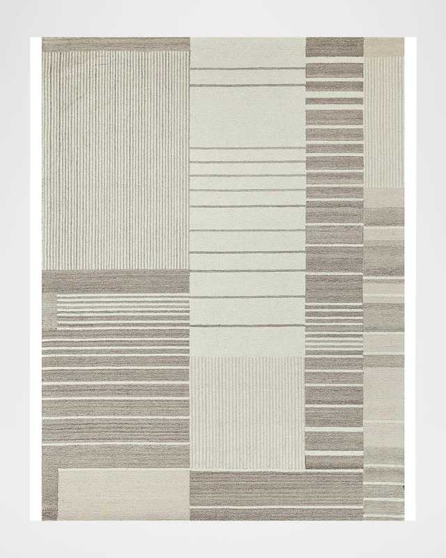 Castine Hand-Tufted Beige Rug, 12' x 15'